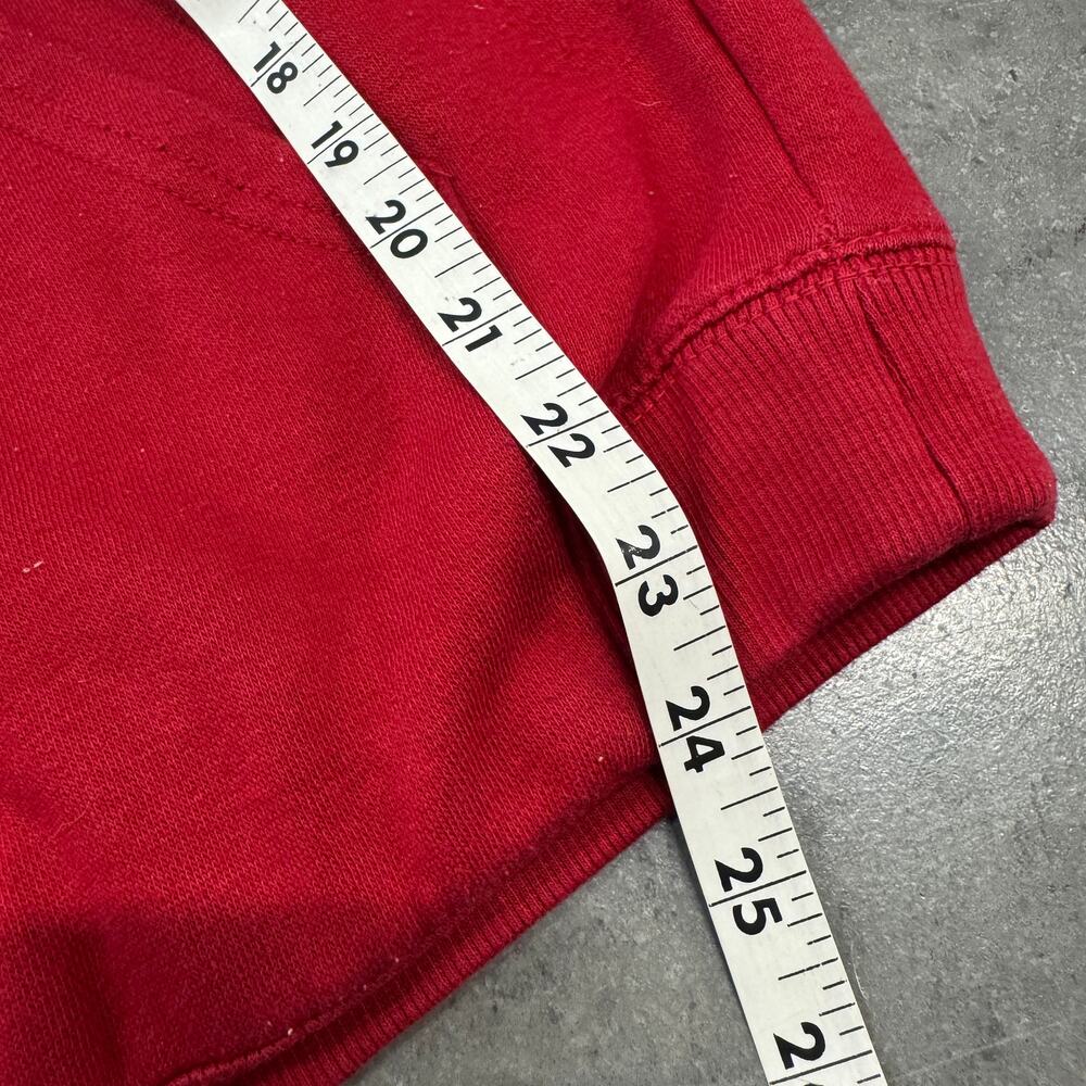 Vintage Y2K Arizona Cardinals Mitchell Ness Red Hoodie Sweatshirt Youth 14/16 S - Picture 4 of 5